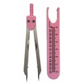 A2Z Scilab Pink EKG Caliper with Cover Ruler A2Z-ZR676